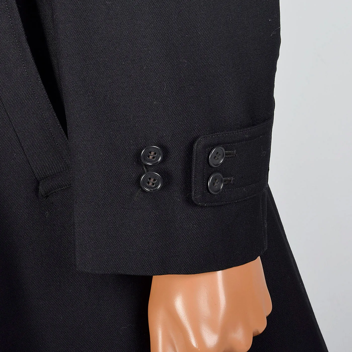 1940s United States Navy Wool Trench Coat