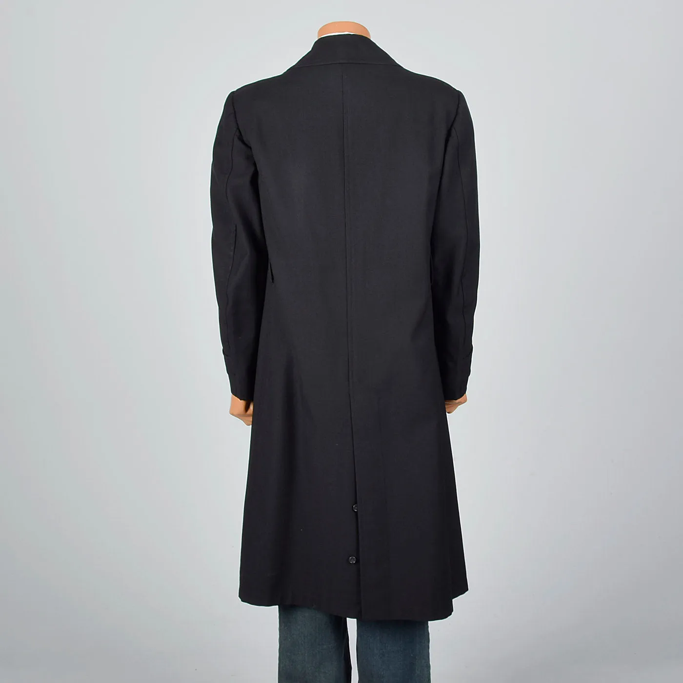 1940s United States Navy Wool Trench Coat