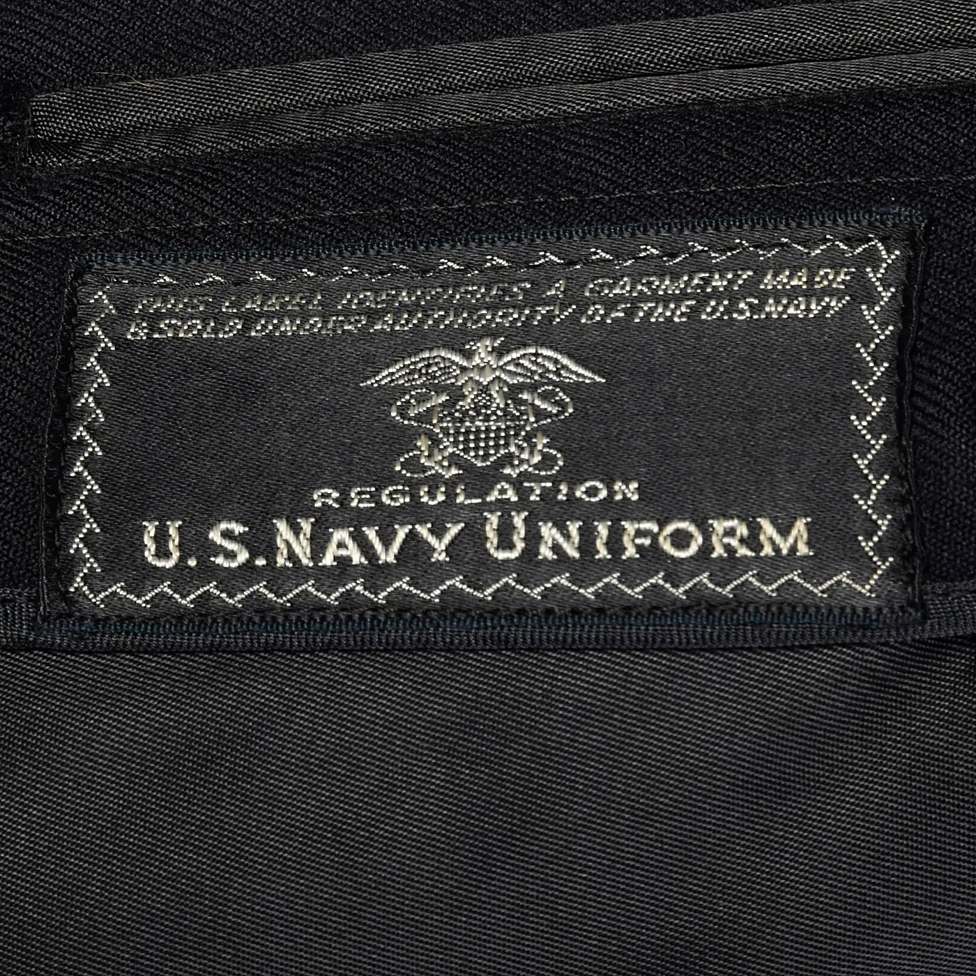 1940s United States Navy Wool Trench Coat