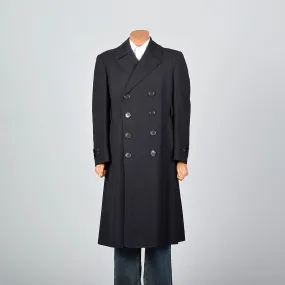 1940s United States Navy Wool Trench Coat