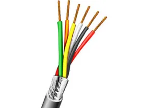 Aiphone 82220650C 6-cond, (22AWG), Shielded Wire, 500'