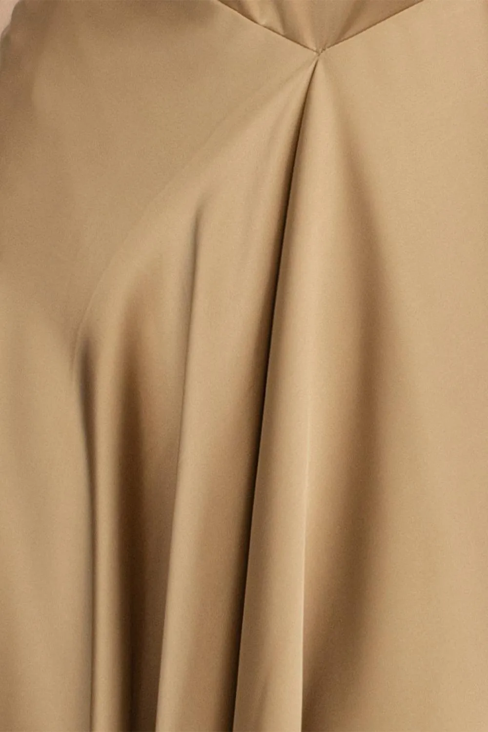 Aurora A-line Draped Silk Midi Dress
