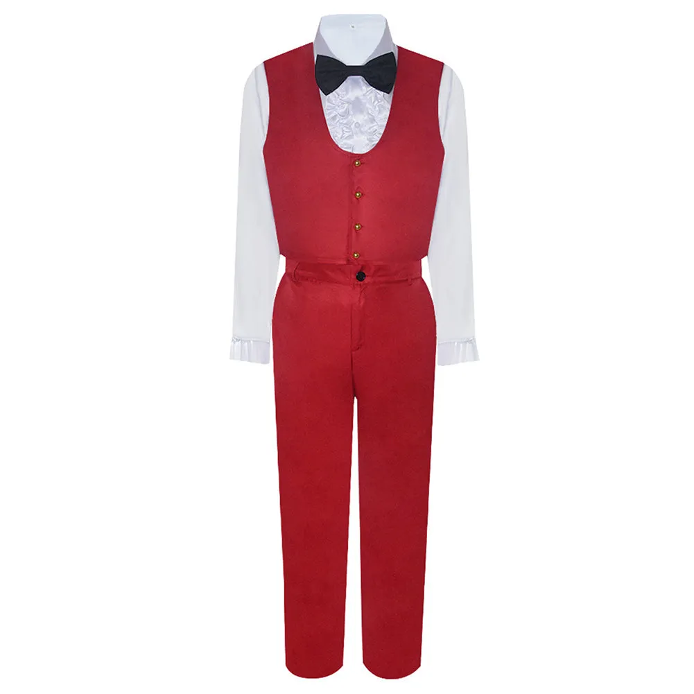 Beetlejuice 2024 Beetlejuice Red Suit Party Carnival Halloween Cosplay Costume