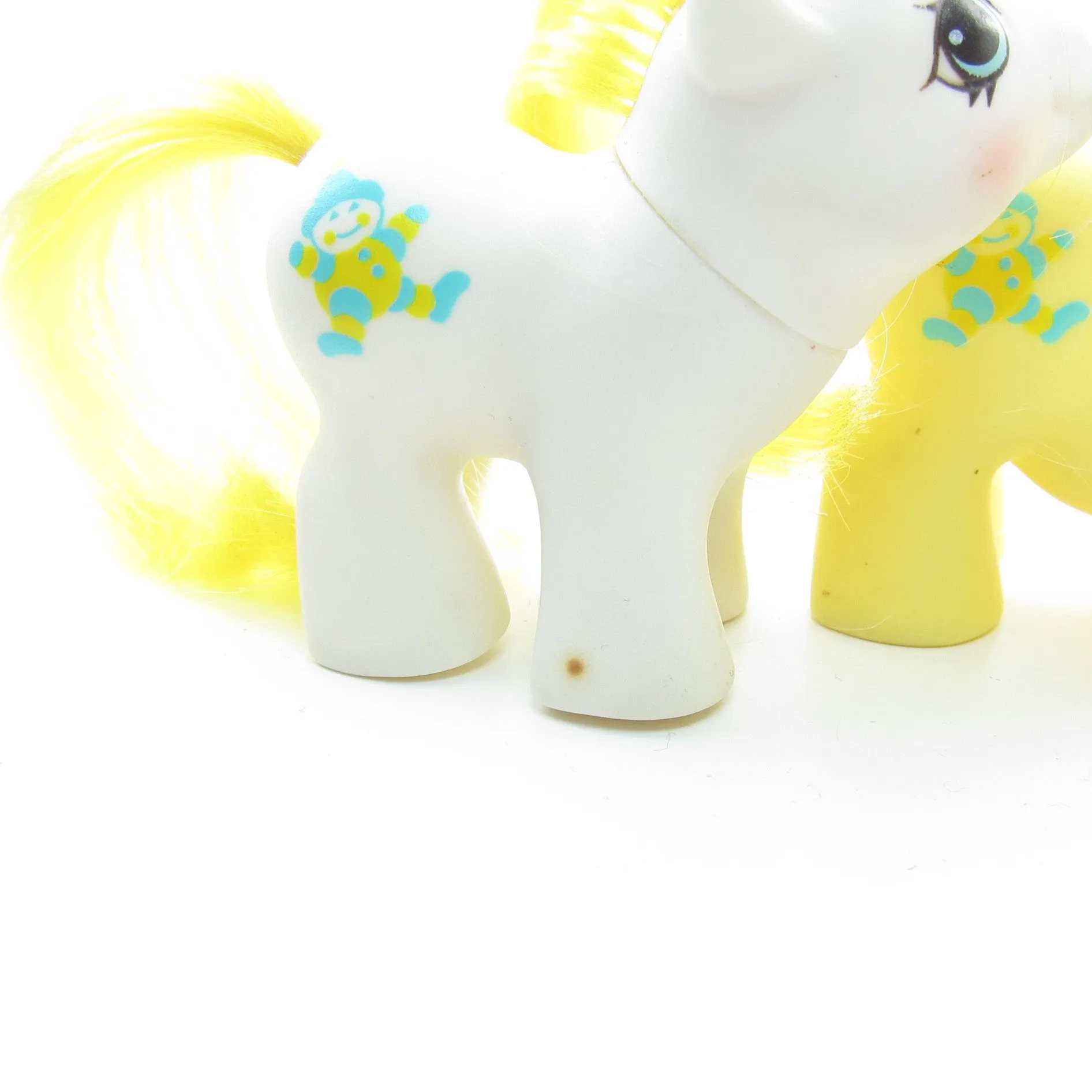 Big Top & Toppy Newborn Twins G1 My Little Pony Set with Accessories