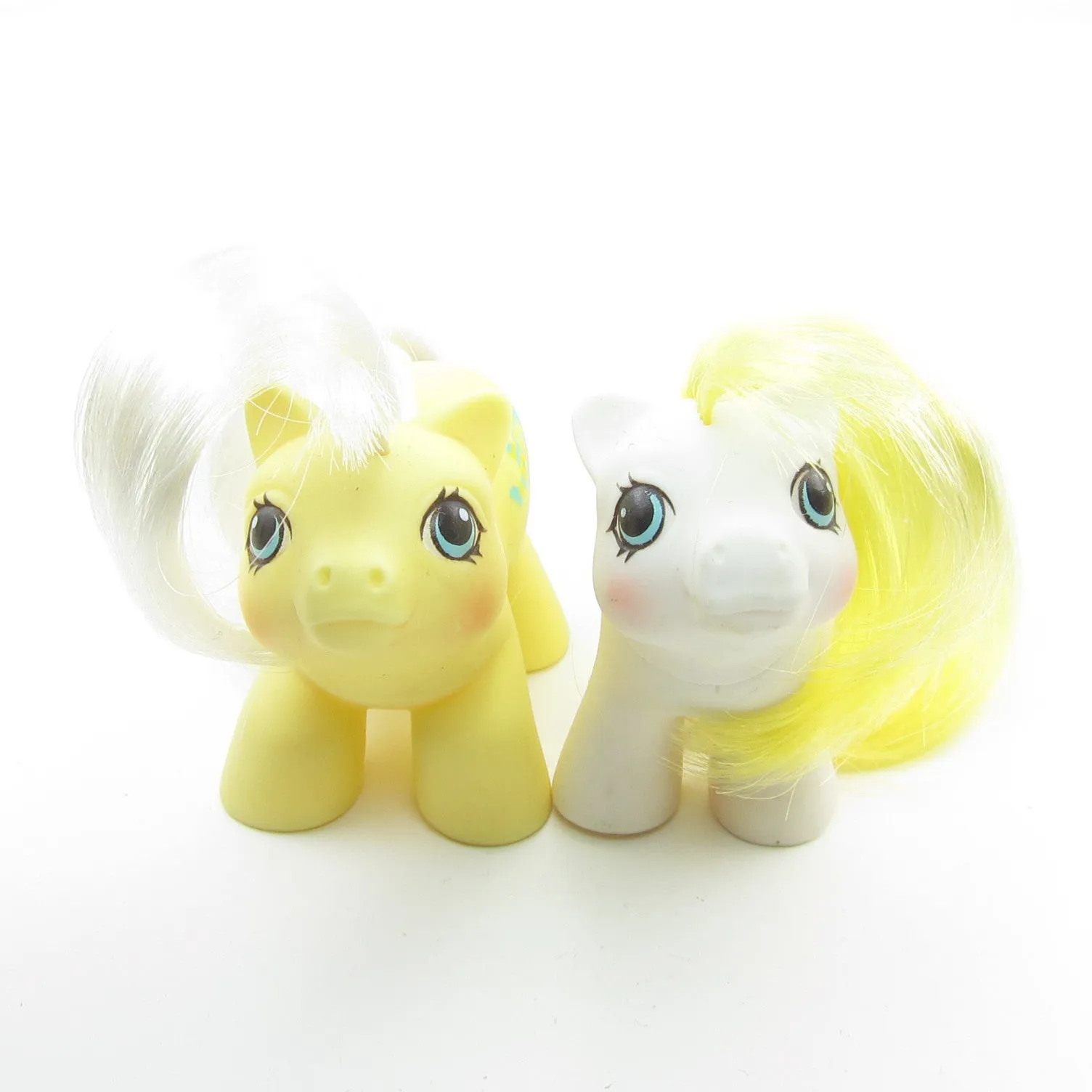 Big Top & Toppy Newborn Twins G1 My Little Pony Set with Accessories