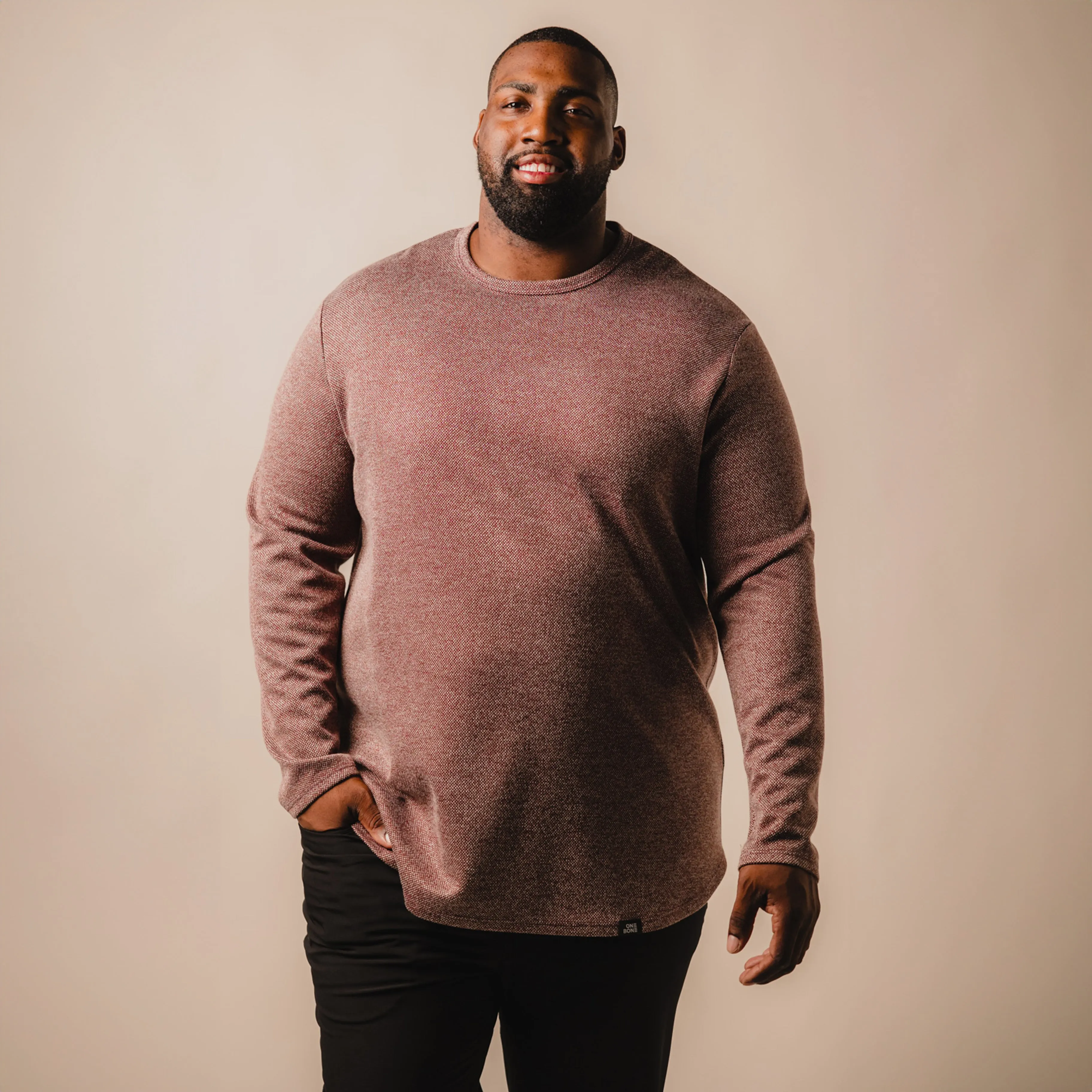 Captain Crewneck Sweater V2 - Mahogany