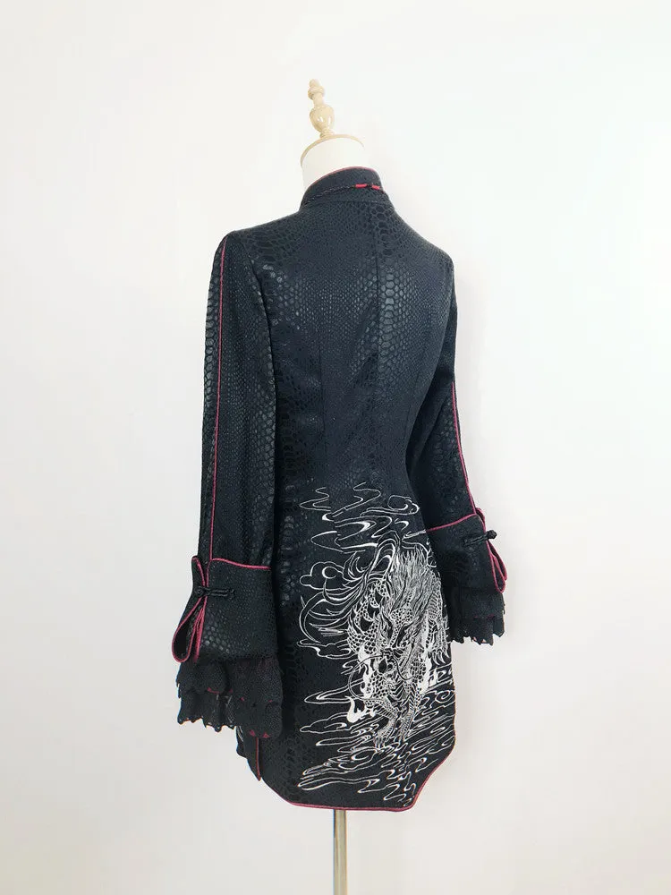 China Lolly Tago Gothic Cape   Long Jacket   Camisole   Skirt   West Band