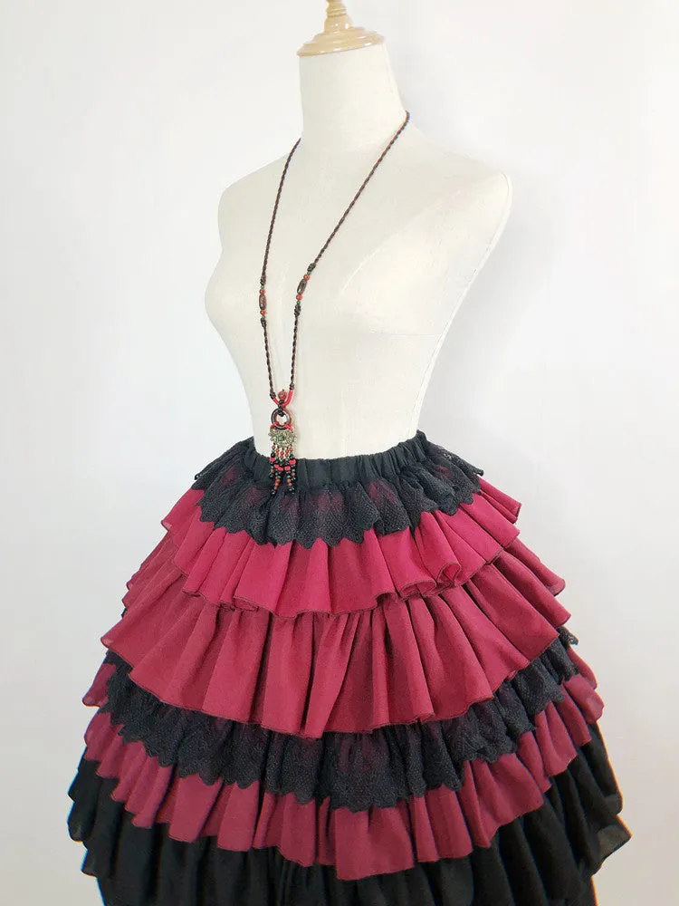 China Lolly Tago Gothic Cape   Long Jacket   Camisole   Skirt   West Band