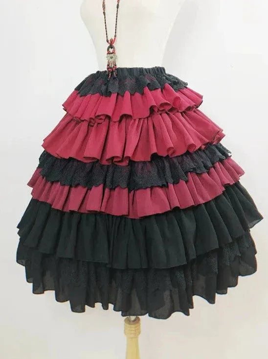 China Lolly Tago Gothic Cape   Long Jacket   Camisole   Skirt   West Band