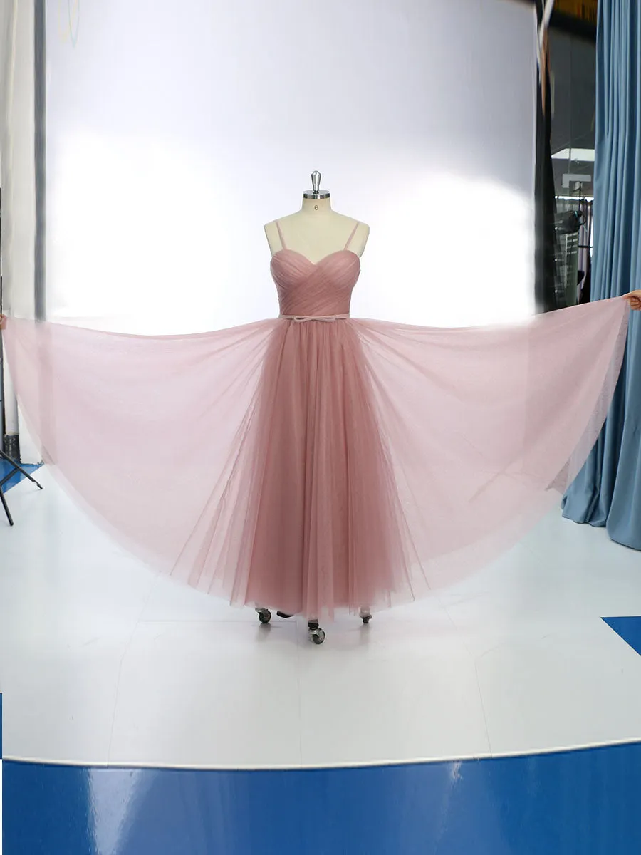 Elegant Tea Length Tulle Tea Party Dress YW231063