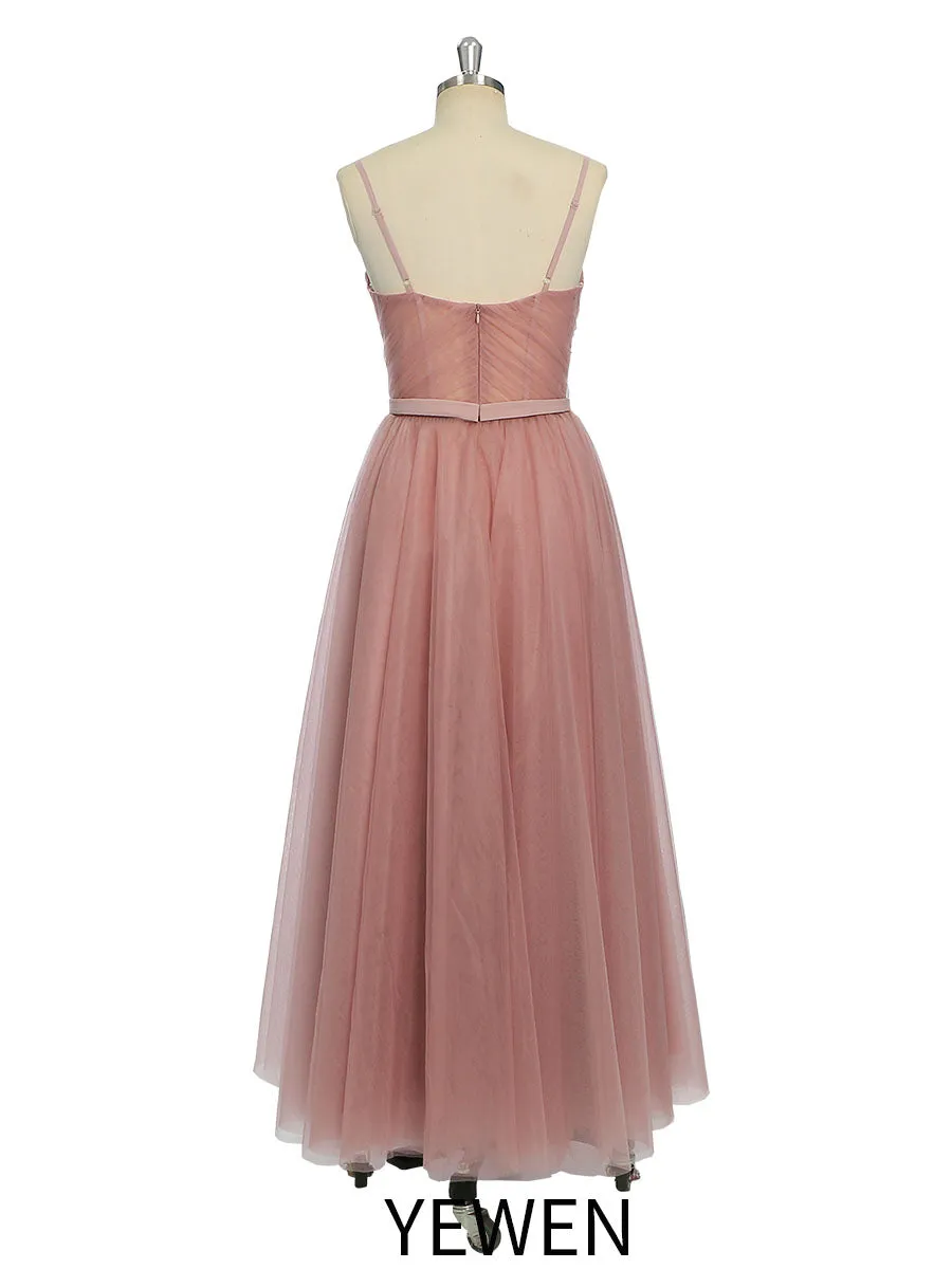Elegant Tea Length Tulle Tea Party Dress YW231063