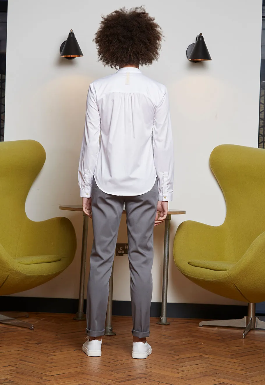 Female Grandad Collared Shirt (With Pockets)