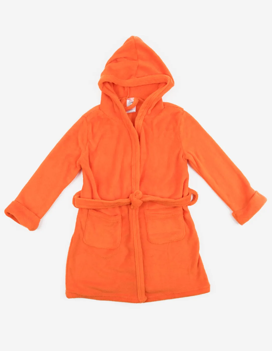 Fleece Classic Color Hooded Robes