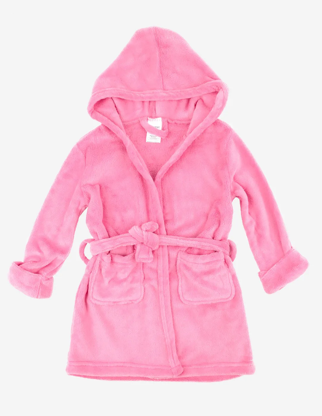 Fleece Classic Color Hooded Robes