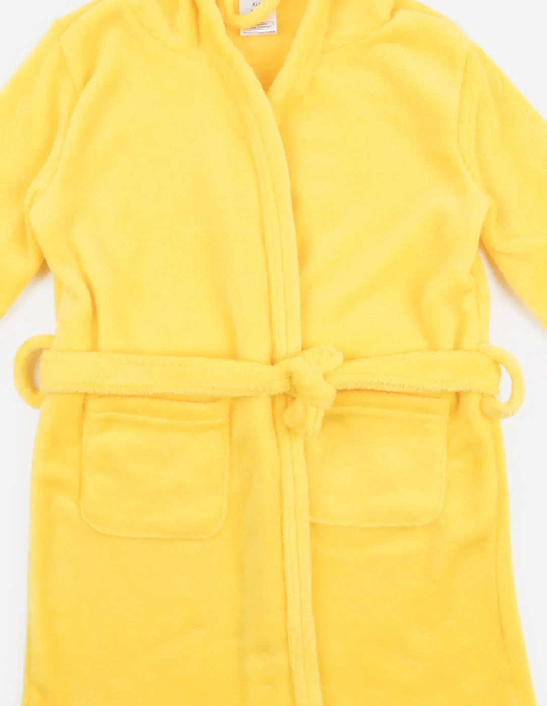Fleece Classic Color Hooded Robes