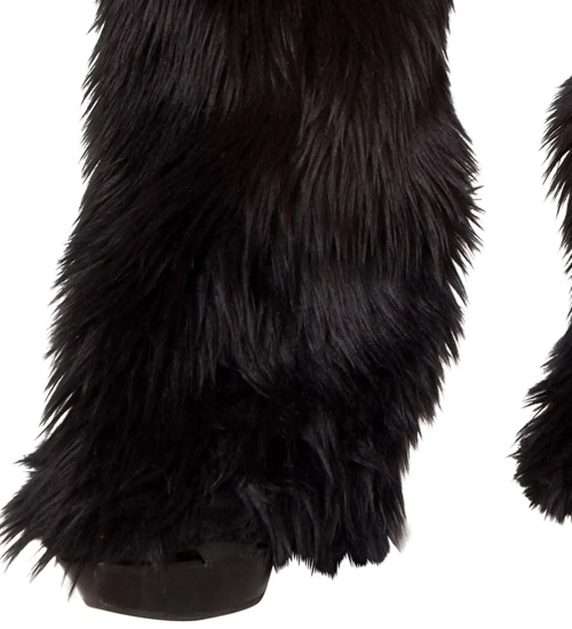 Fur and Rhinestone Leg Warmers