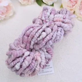 Handspun Chunky Tasmanian Merino Yarn in Pink Puff