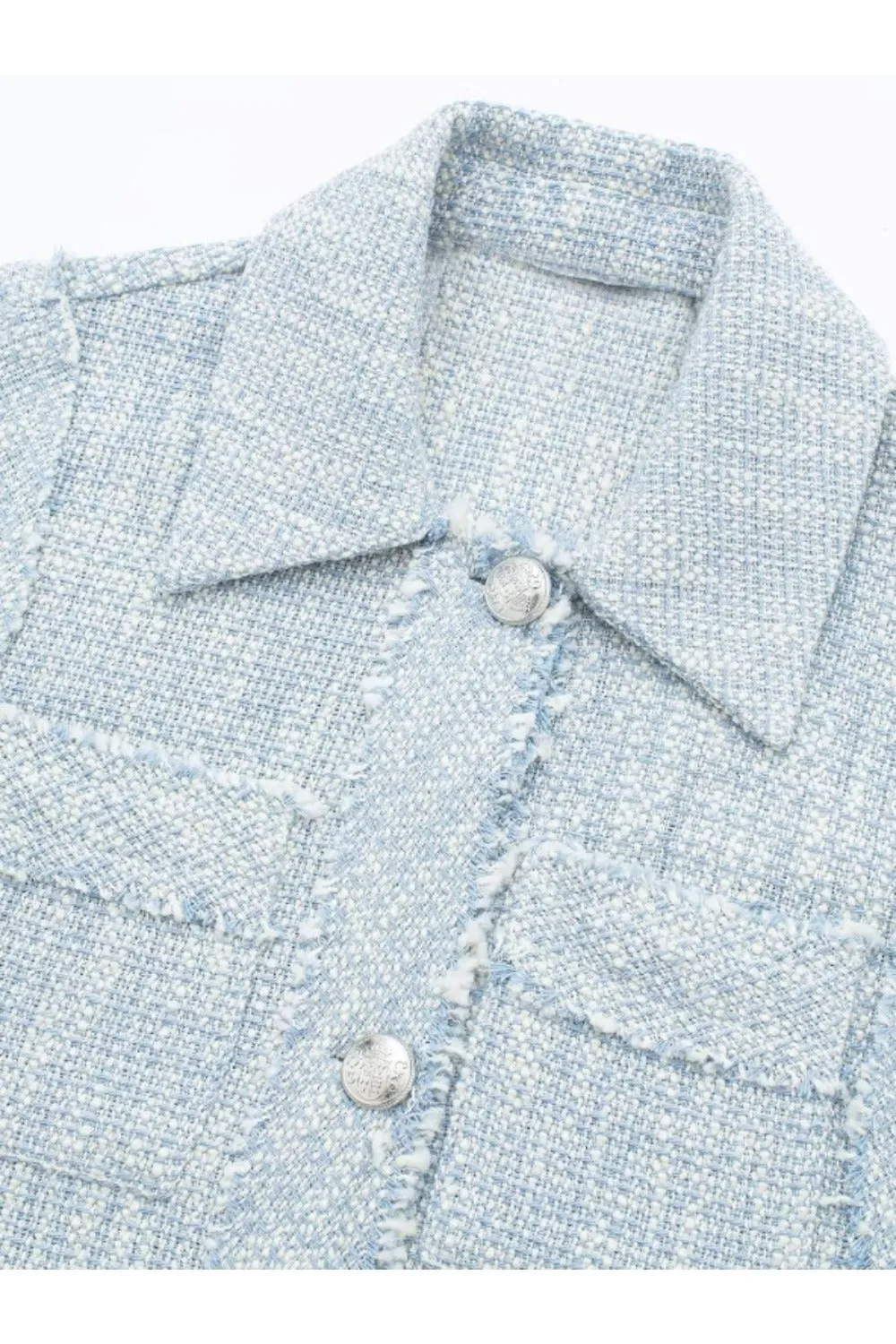 'Isabelle' Rough short textured vest