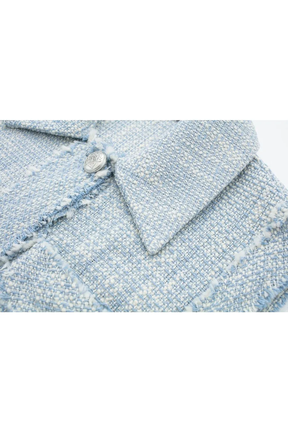 'Isabelle' Rough short textured vest