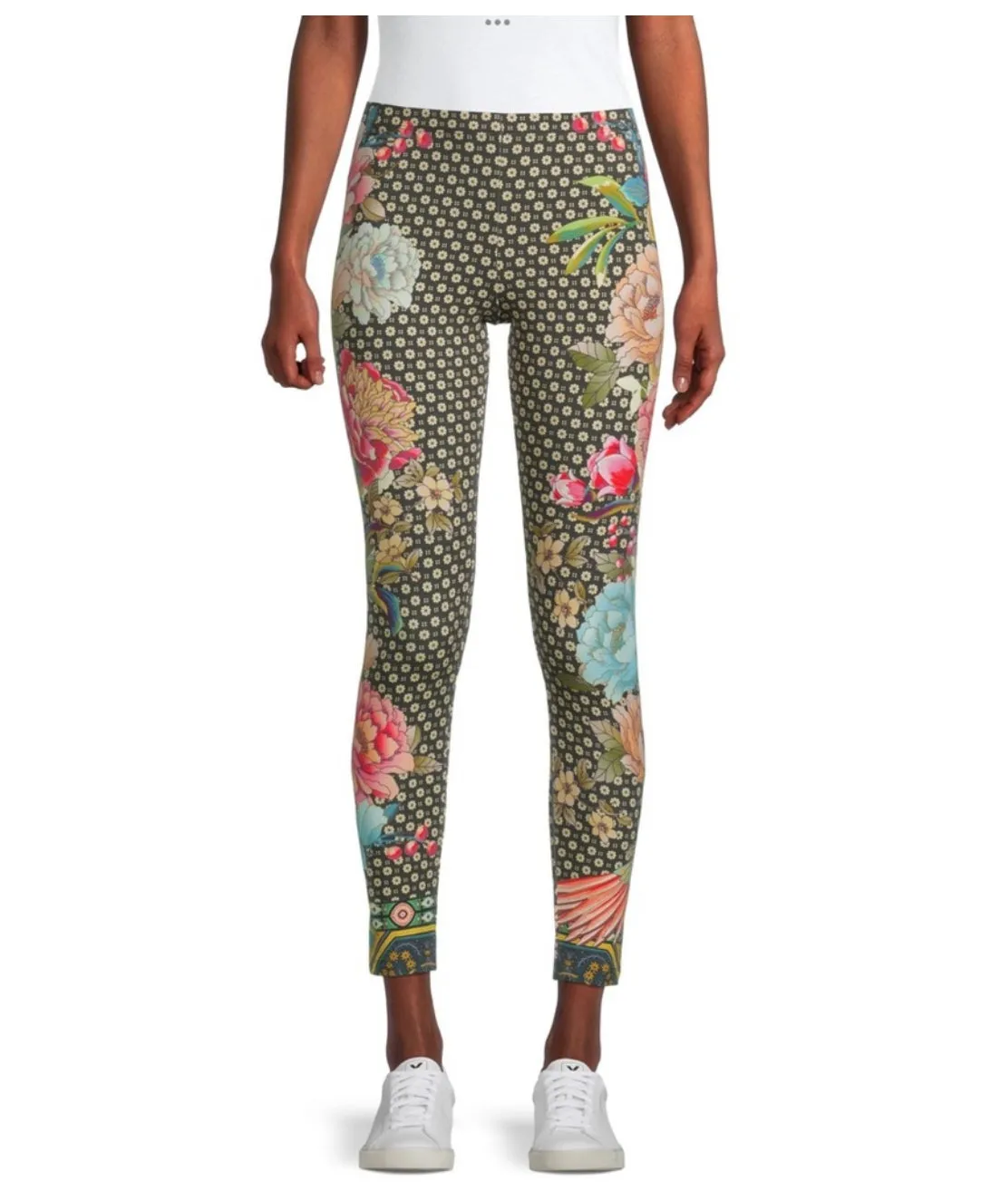 Johnny Was Fagan Floral Leggings Medium