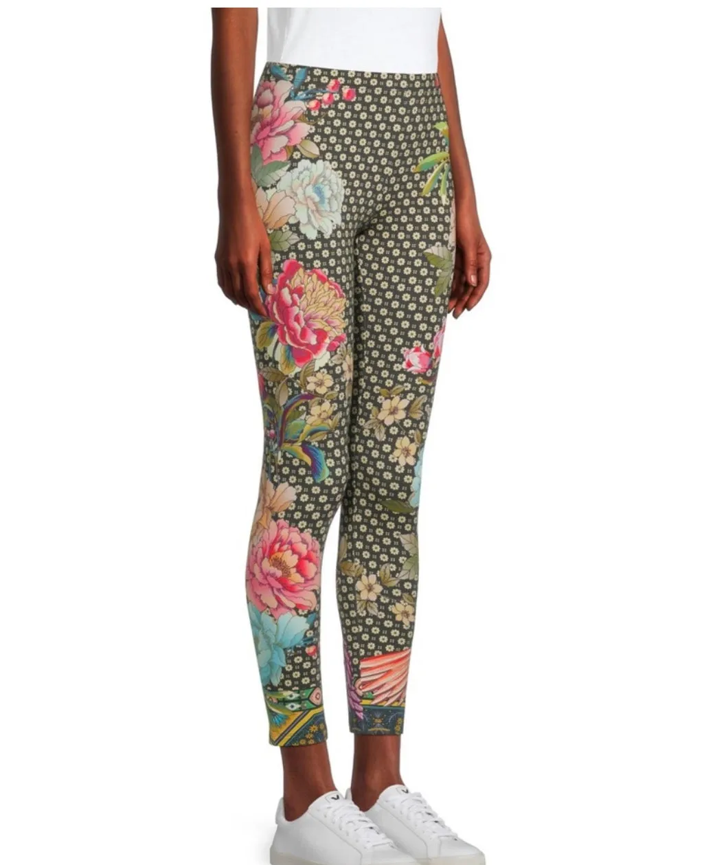 Johnny Was Fagan Floral Leggings Medium