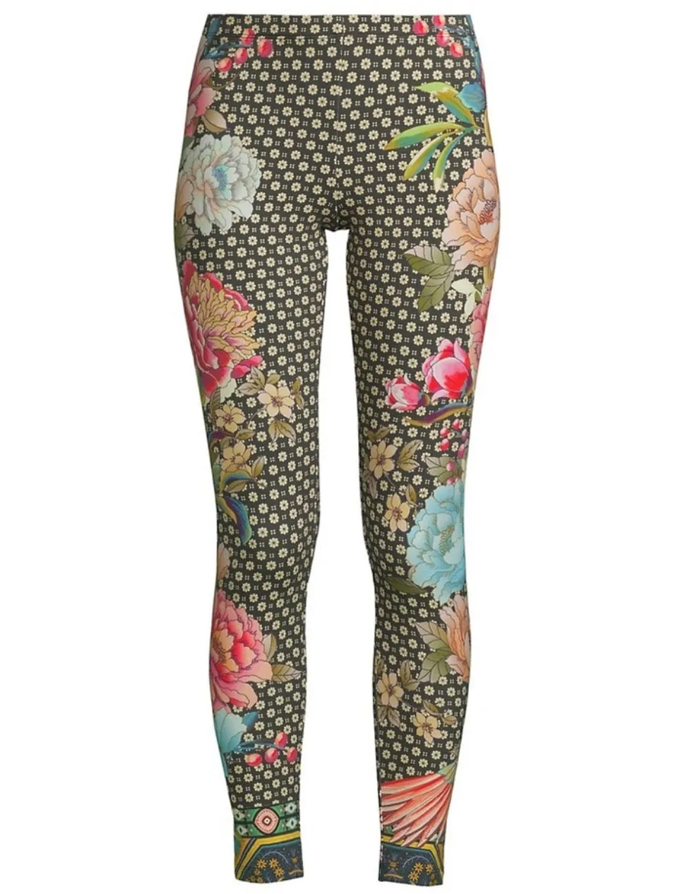 Johnny Was Fagan Floral Leggings Medium
