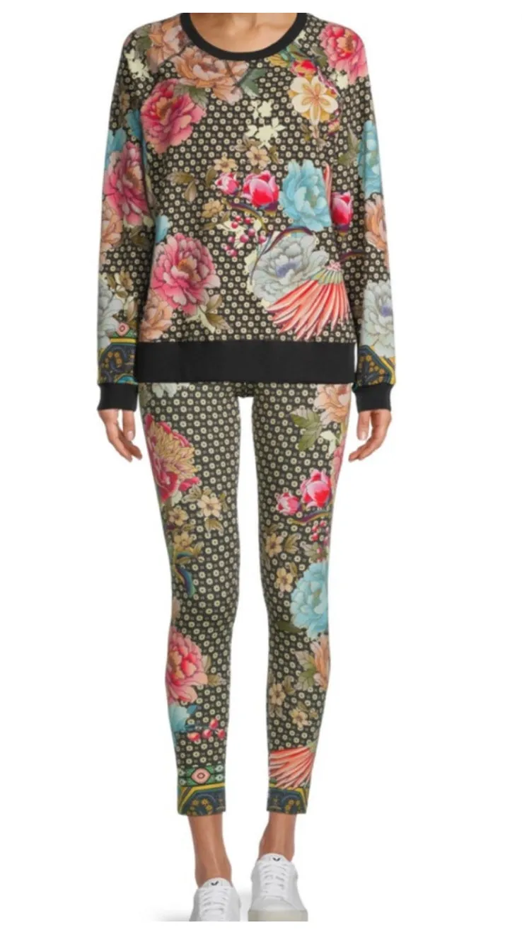 Johnny Was Fagan Floral Leggings Medium