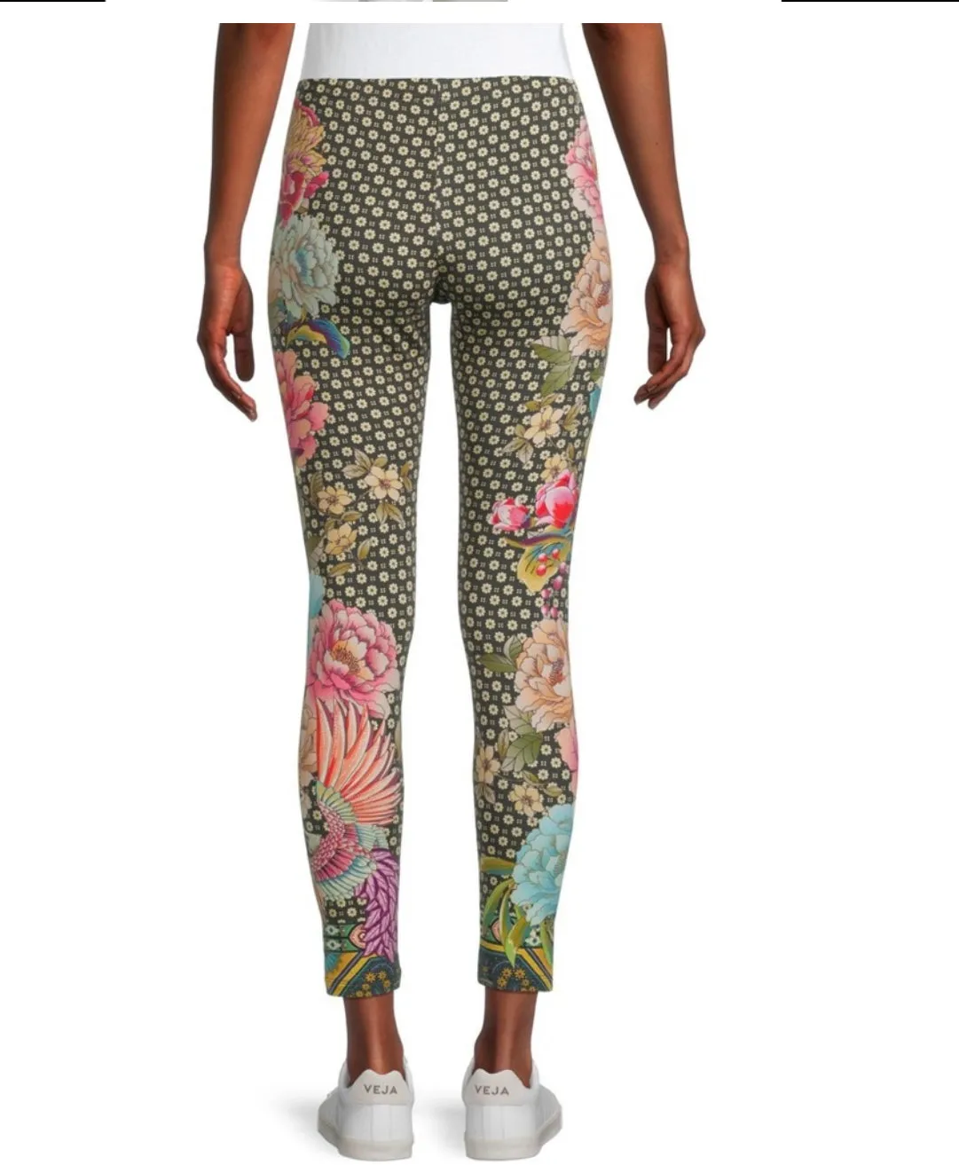 Johnny Was Fagan Floral Leggings Medium