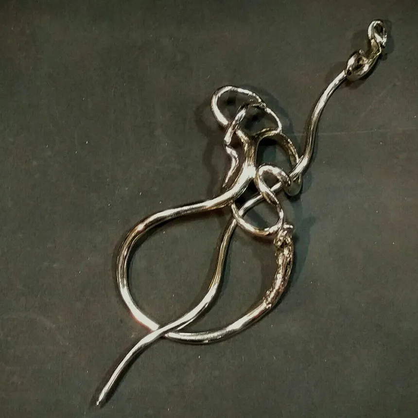 Jul Designs - Wild Grape Tendril Shawl Pin