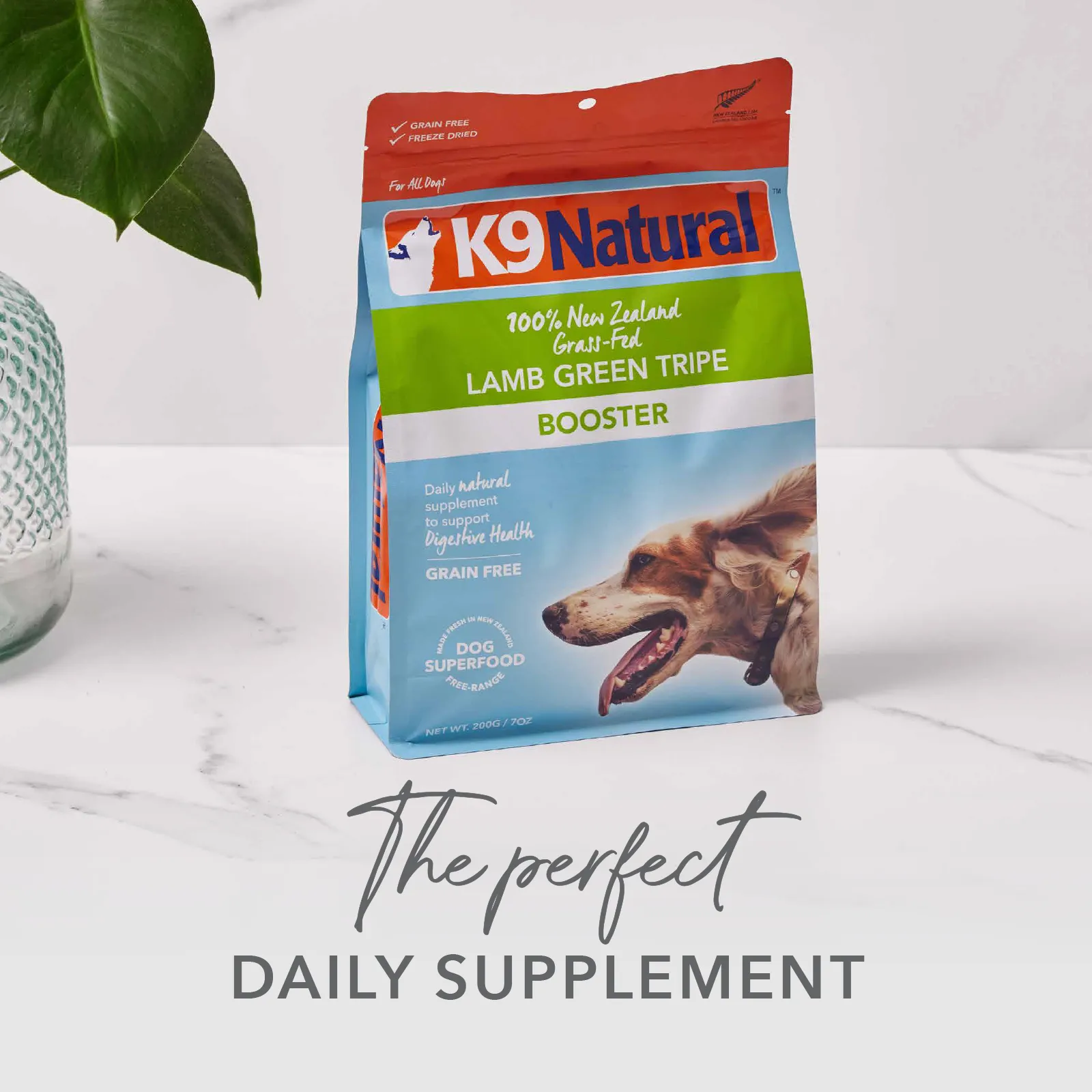K9 Natural Grain Free Freeze Dried Dog Food Supplement Booster Lamb Green Tripe