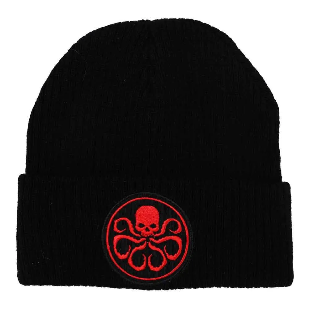 Marvel - Hydra Logo Cuff Beanie Hat (Black) - BIoworld