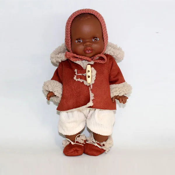 Minikane Paola Reina CAPSULE COLLECTION Winter Coat – Terracotta