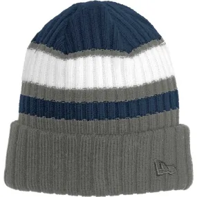 New Era Navy/Graphite Ribbed Tailgate Beanie