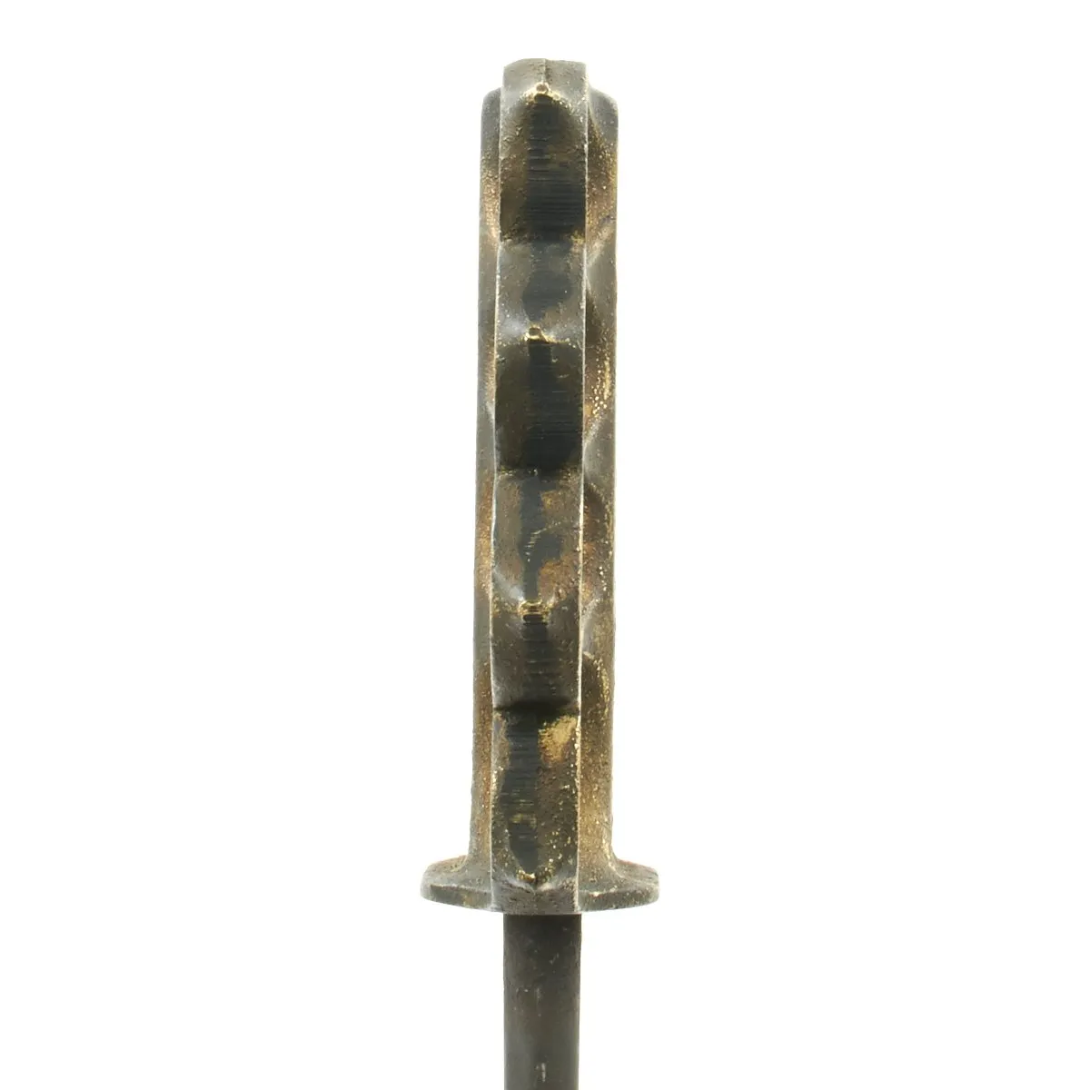 Original British WWII Custom Brass Knuckle Duster Trench Spike Knife