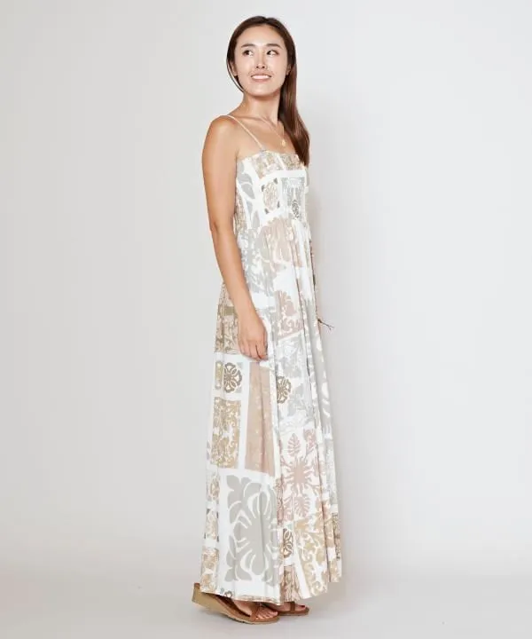 Quilts Print Camisole Dress and Cape Set