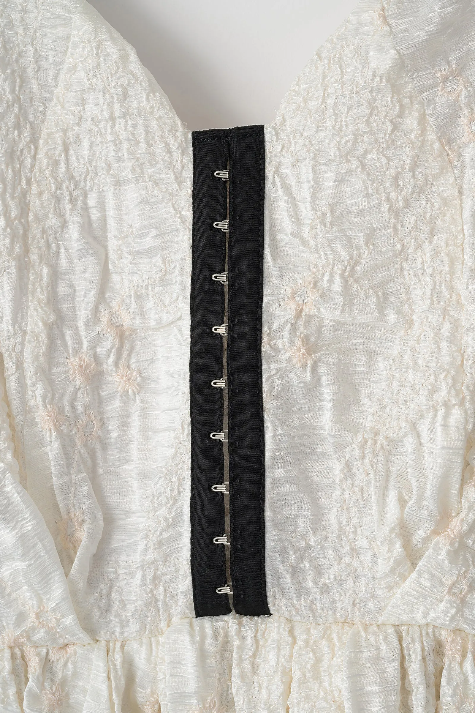"Inflate" camisole dress (White)