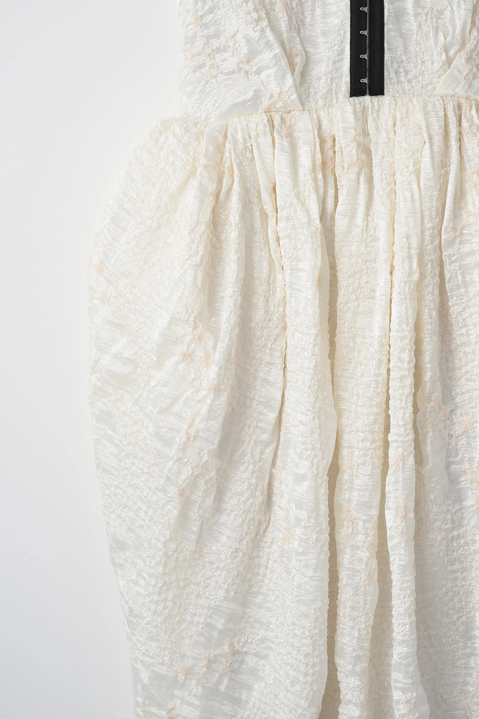 "Inflate" camisole dress (White)