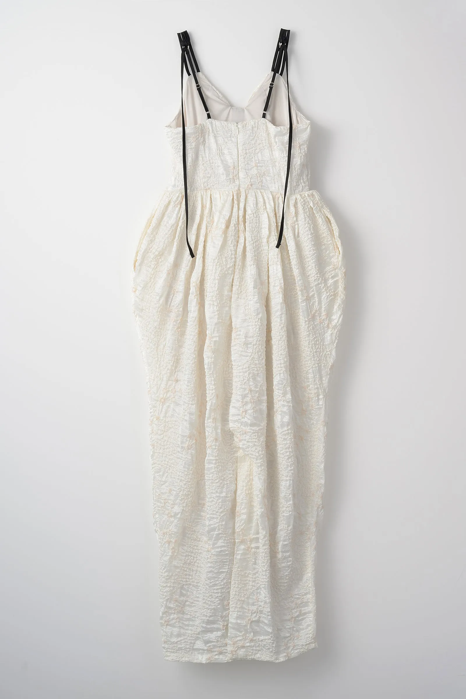 "Inflate" camisole dress (White)