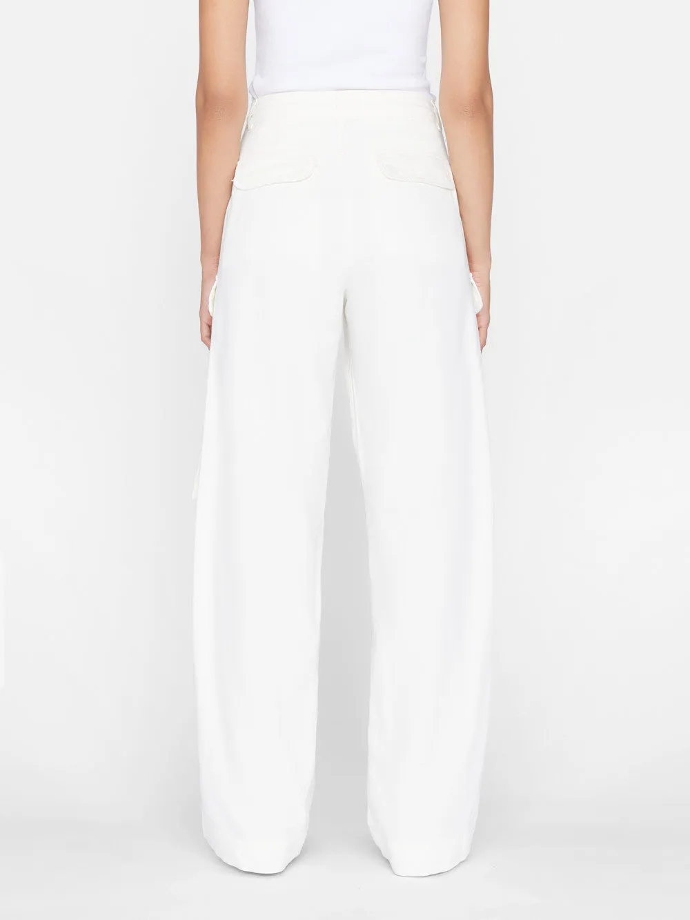 Relaxed Straight Cargo -- Ecru