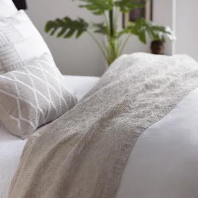 River Queen Blanket Natural 96X98