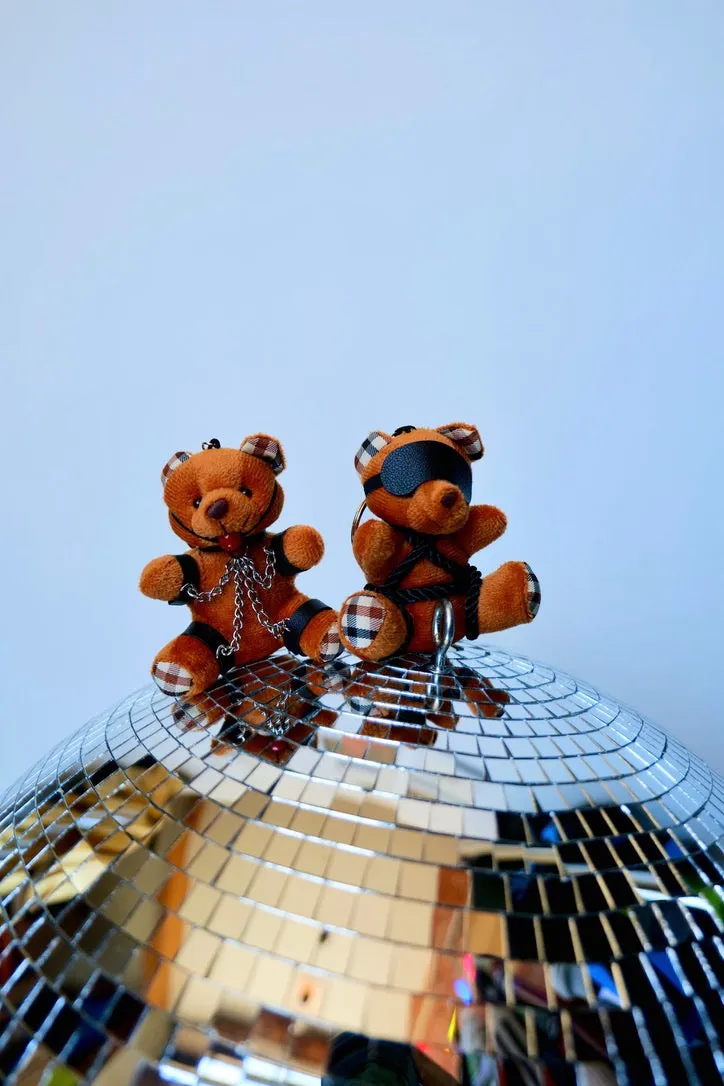 ROPE TEDDY BEAR KEYCHAIN