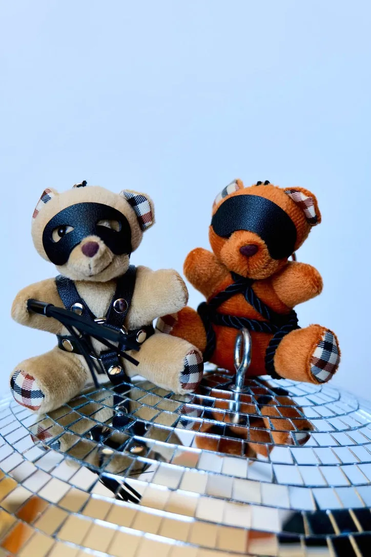 ROPE TEDDY BEAR KEYCHAIN