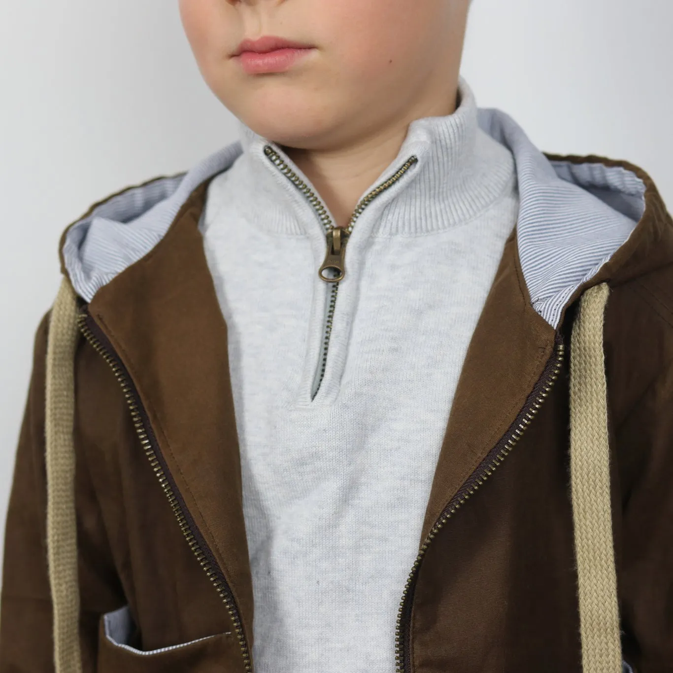 Sam Parka & Jacket Sewing Pattern - Baby Unisex 6m-4Y - Ikatee