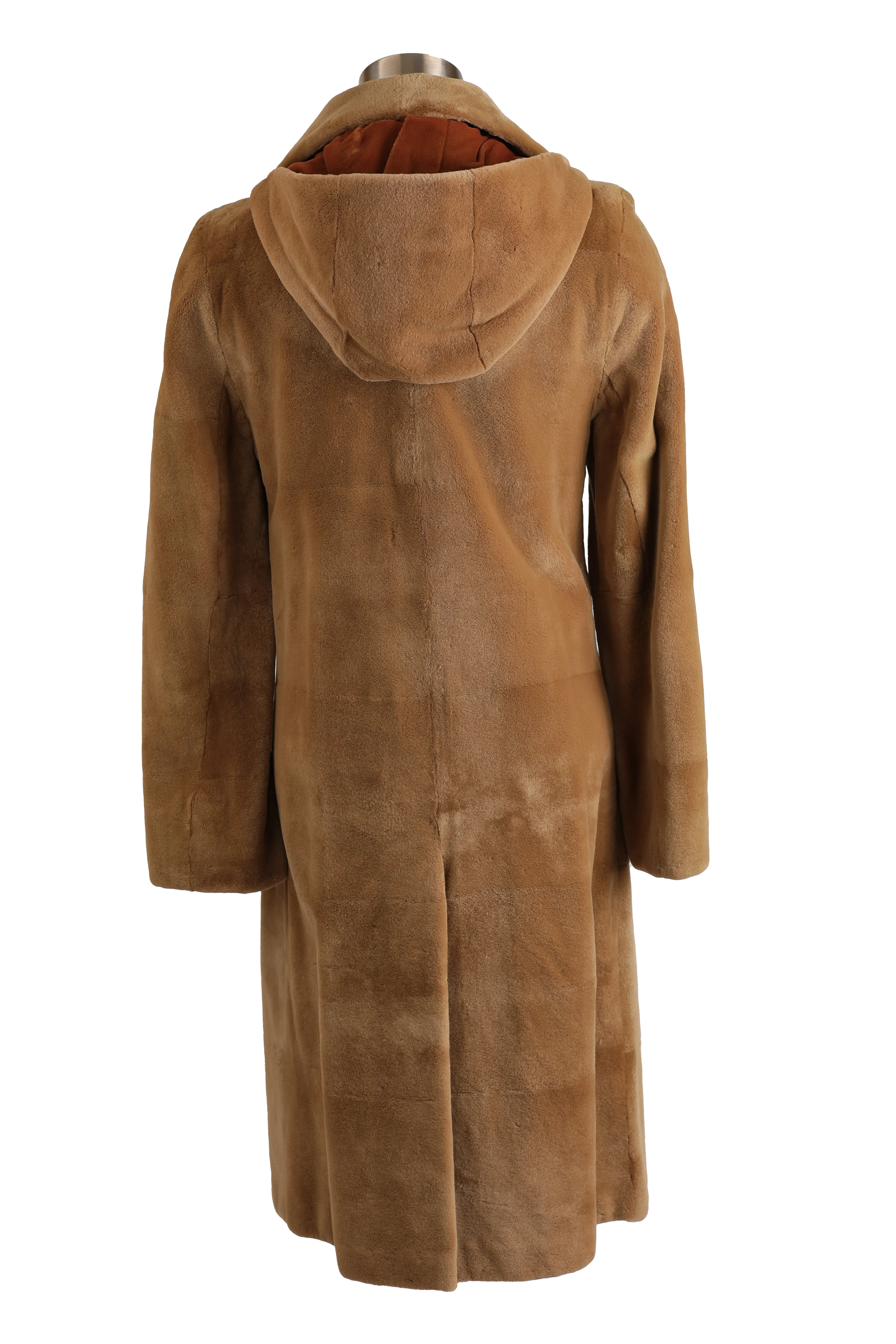 Sheared Mink Coat w/ Hood
