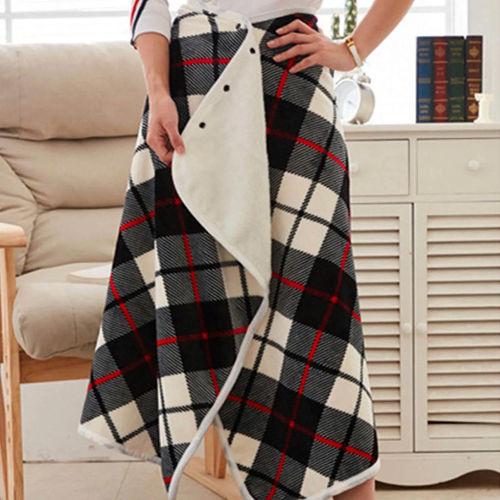 Snuggly Electric Heated Blanket with Temperature Controller