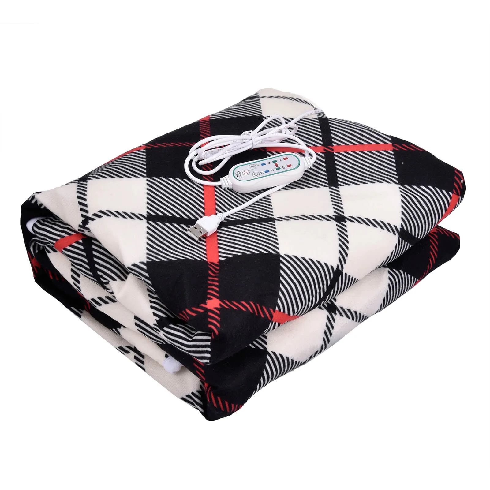 Snuggly Electric Heated Blanket with Temperature Controller