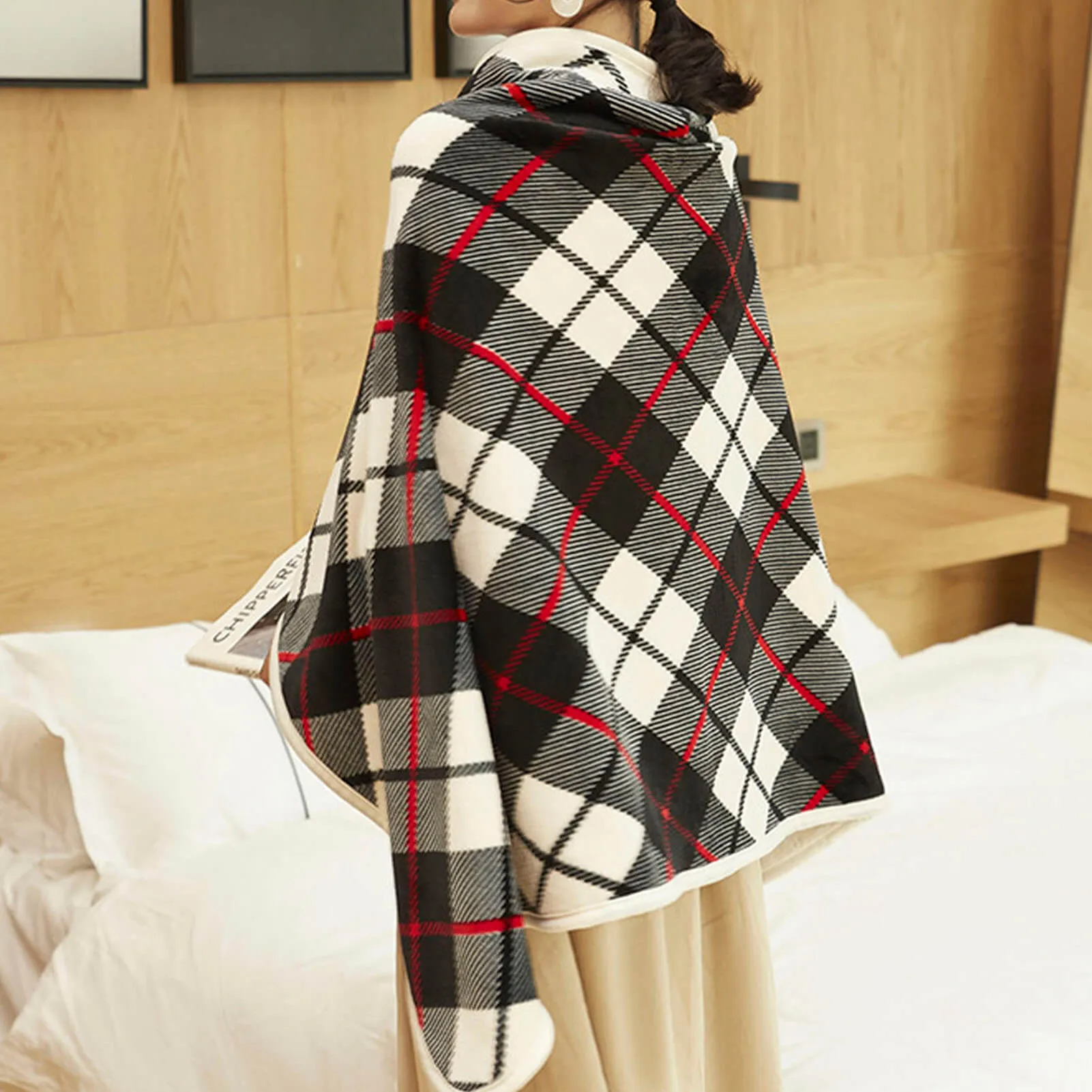 Snuggly Electric Heated Blanket with Temperature Controller