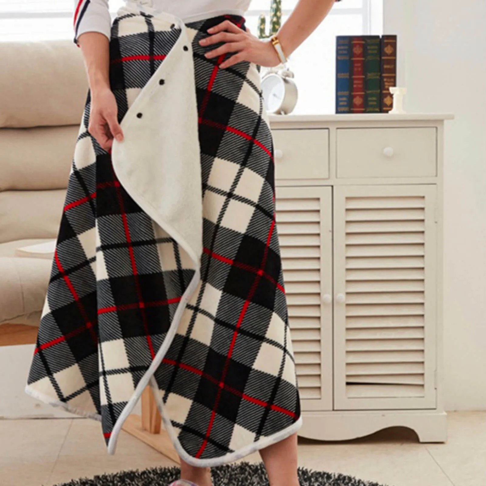 Snuggly Electric Heated Blanket with Temperature Controller