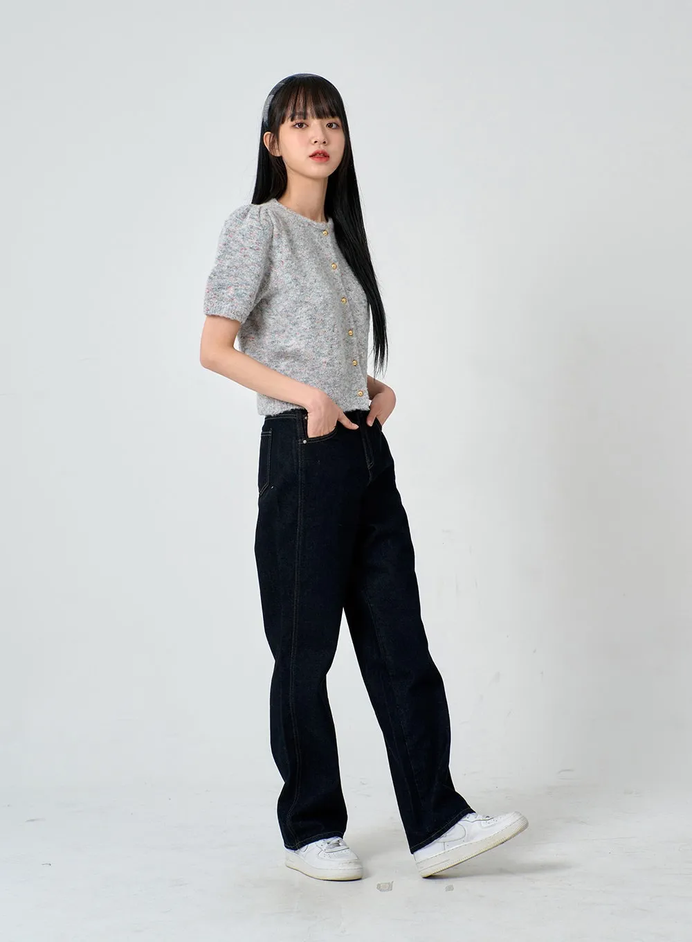 Straight fit Raw Denim Pants ON29