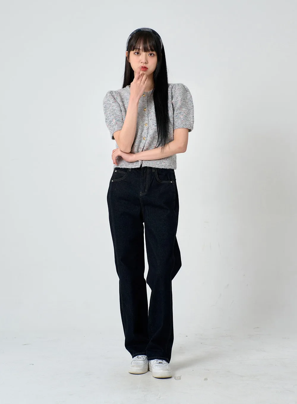 Straight fit Raw Denim Pants ON29